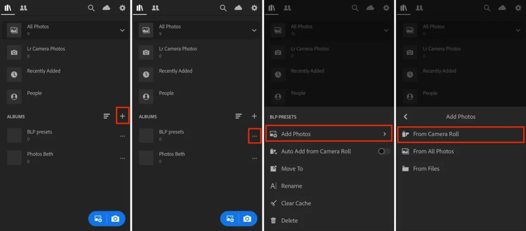 Importing a DNG File in Lightroom