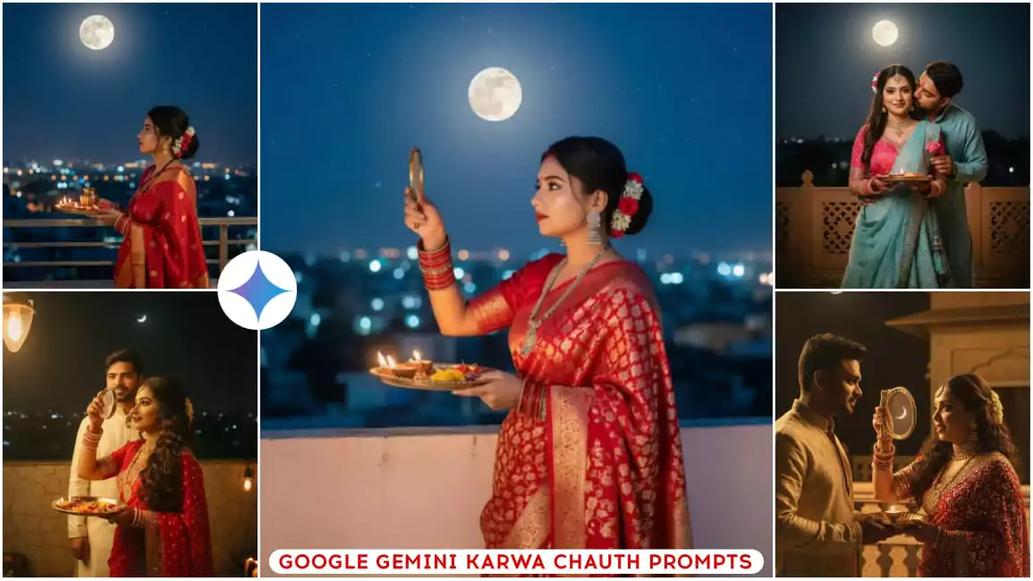 Google Gemini Karwa Chauth Ai Photo Editing Prompts